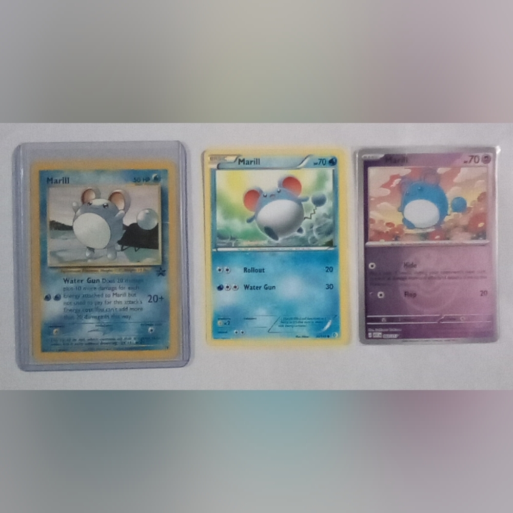 😎Marill Black Star Promo Pokemon Card Bundle😎